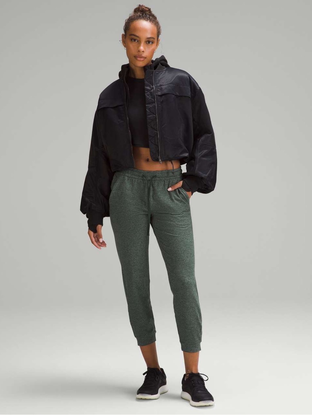 Lululemon Soft Jersey Classic-Fit Mid-Rise Jogger- Rainforest Green- size 4